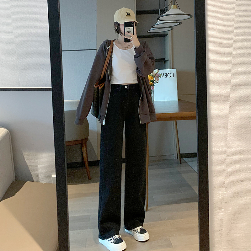 レディースワイドパンツ こなれ感漂うロングワイドデニム