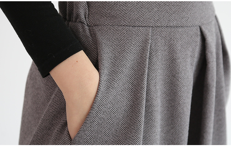 レディースワイドパンツ 秋冬新作 スカーチョ ワイドパンツ 九分丈 レディース