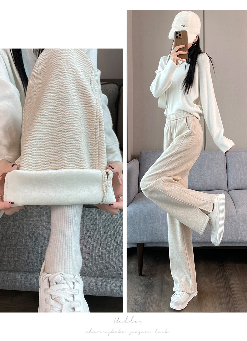 レディースワイドパンツ あったか楽ちんルームパンツ