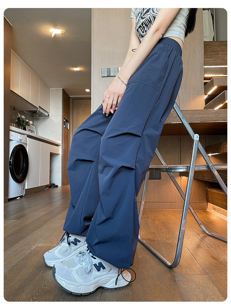 レディースワイドパンツ ゆったりリラックスチノワイドパンツ