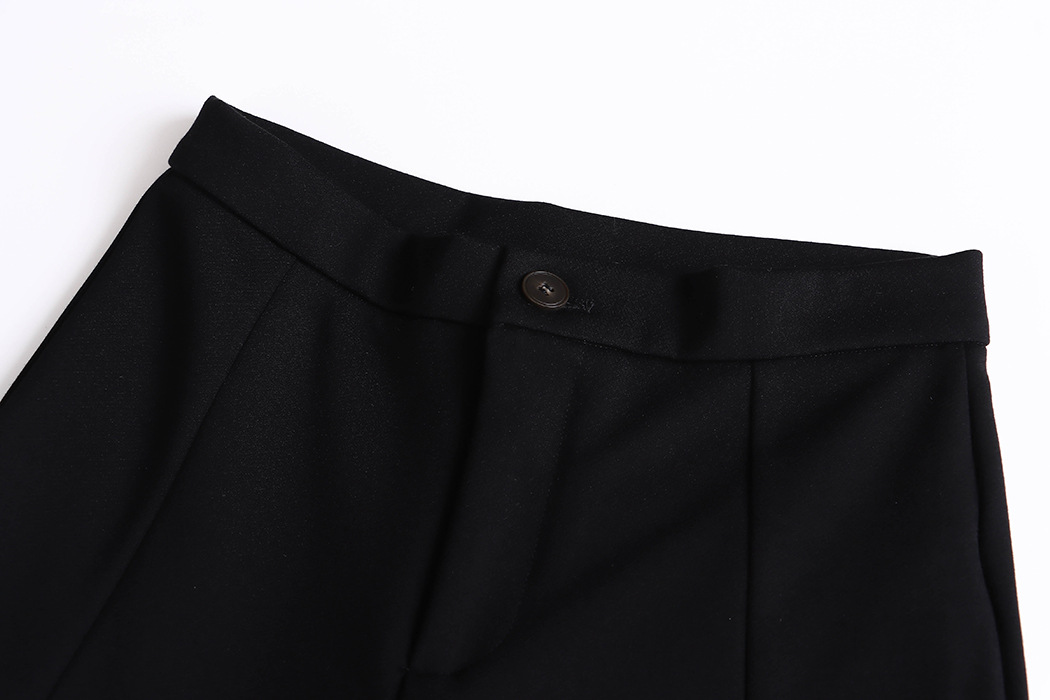 レディースワイドパンツ すっきりフレアシルエットチノワイド