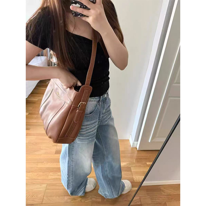 デニムワイドパンツ ゆったりシルエットデニムワイド