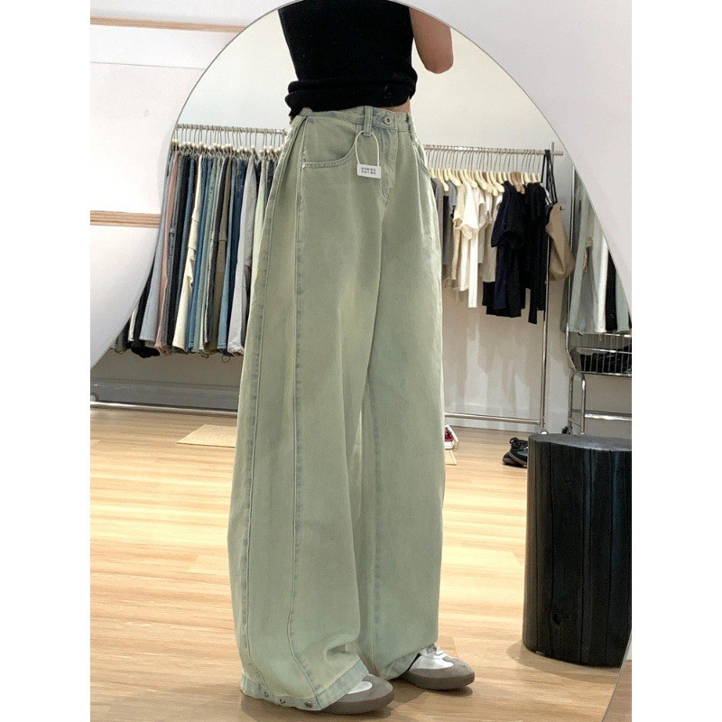 デニムワイドパンツ リラックスデニムパンツ