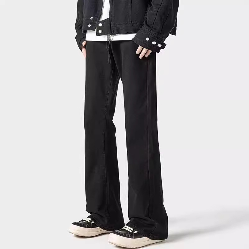 ゆったり楽ちんデニムワイドパンツ
