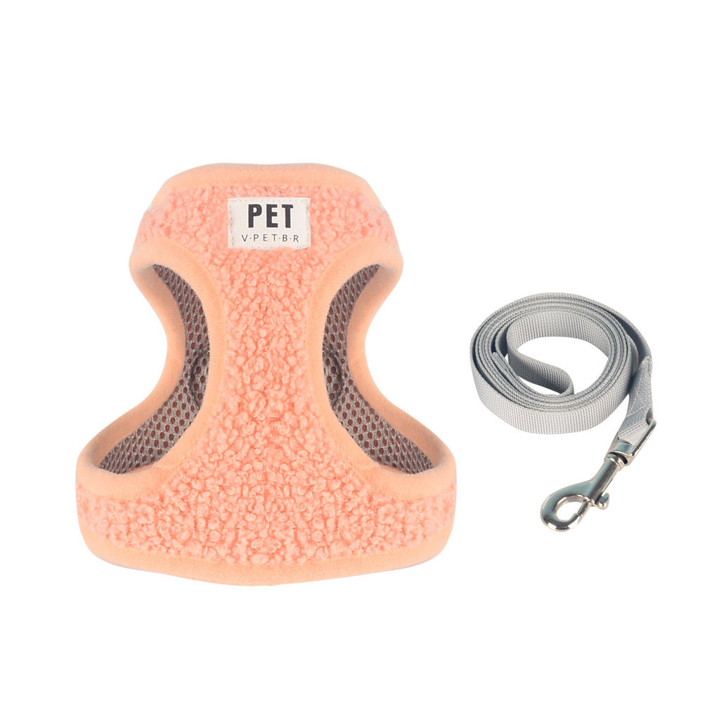 犬 ハーネス もこもこ素材のやさしい装着ハーネス