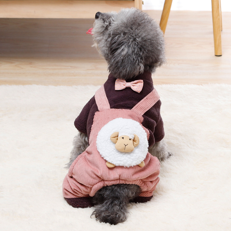 犬 ハーネス もこもこ羊さん着ぐるみハーネス