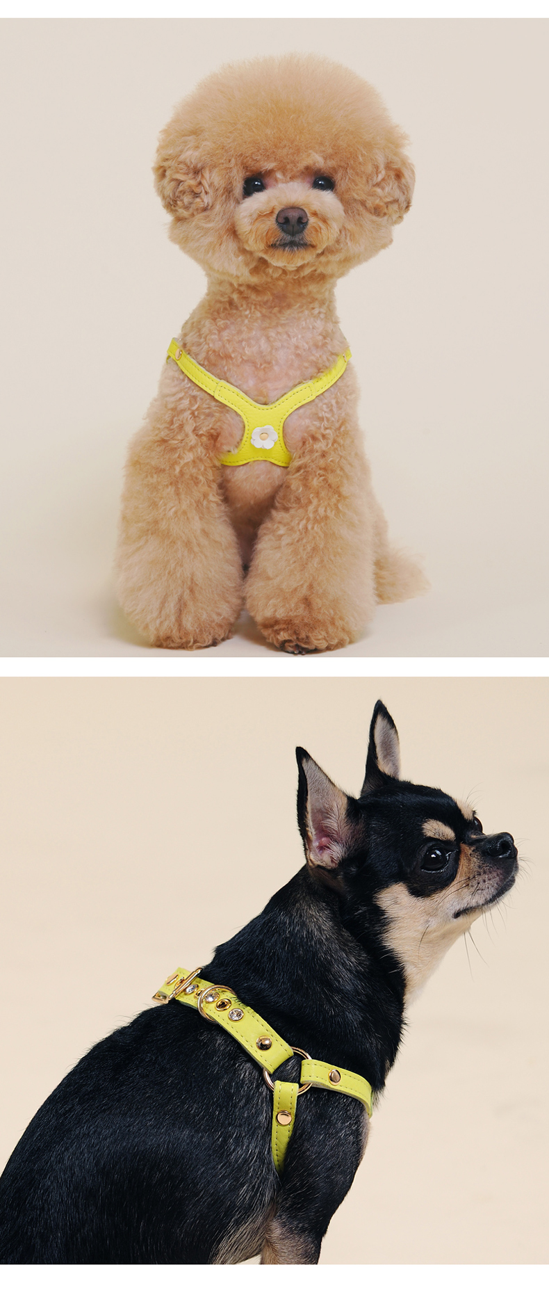 犬 ハーネス やわらか革調ハーネス
