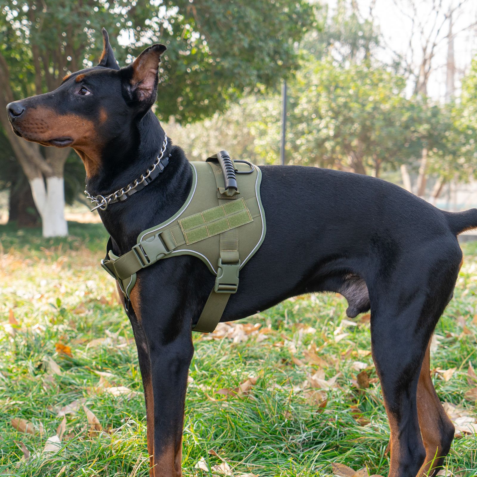犬 ハーネス ミリタリー調マルチパーパスハーネス