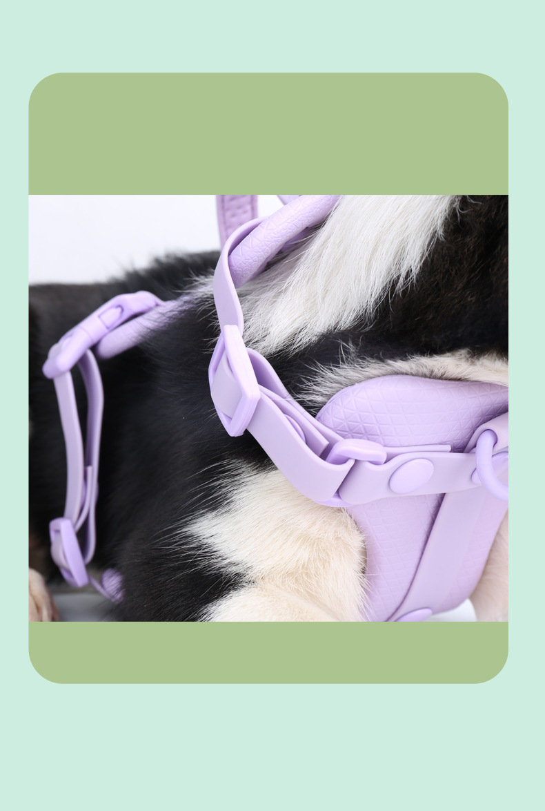 犬 ハーネス やわらか革調ハーネス