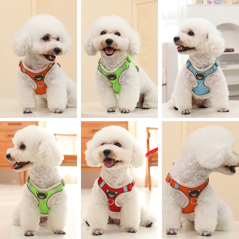 犬 ハーネス やわらか素材のクマさんハーネス