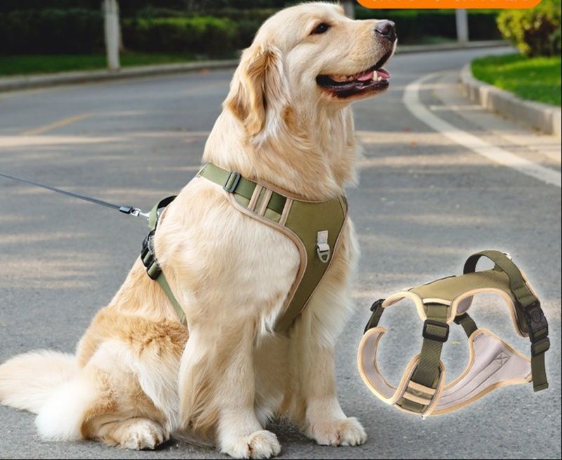 犬 ハーネス 厚手オックスフォード布製犬用胸当てハーネス