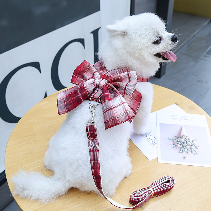 犬 ハーネス ふんわりリボンのお散歩ハーネス