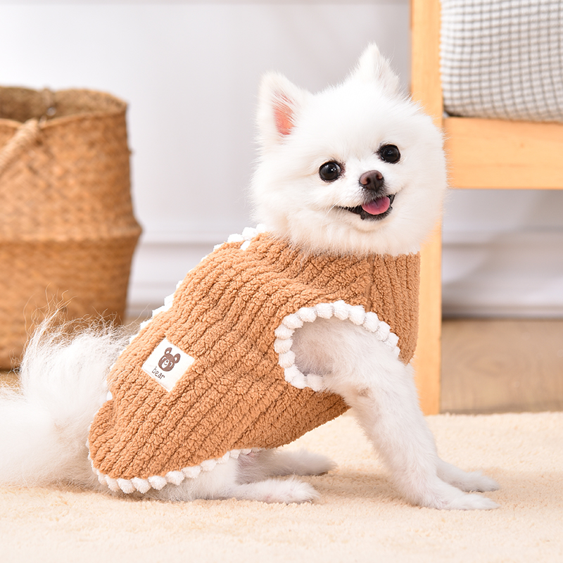 犬 ハーネス ふわもこ もこもこベスト