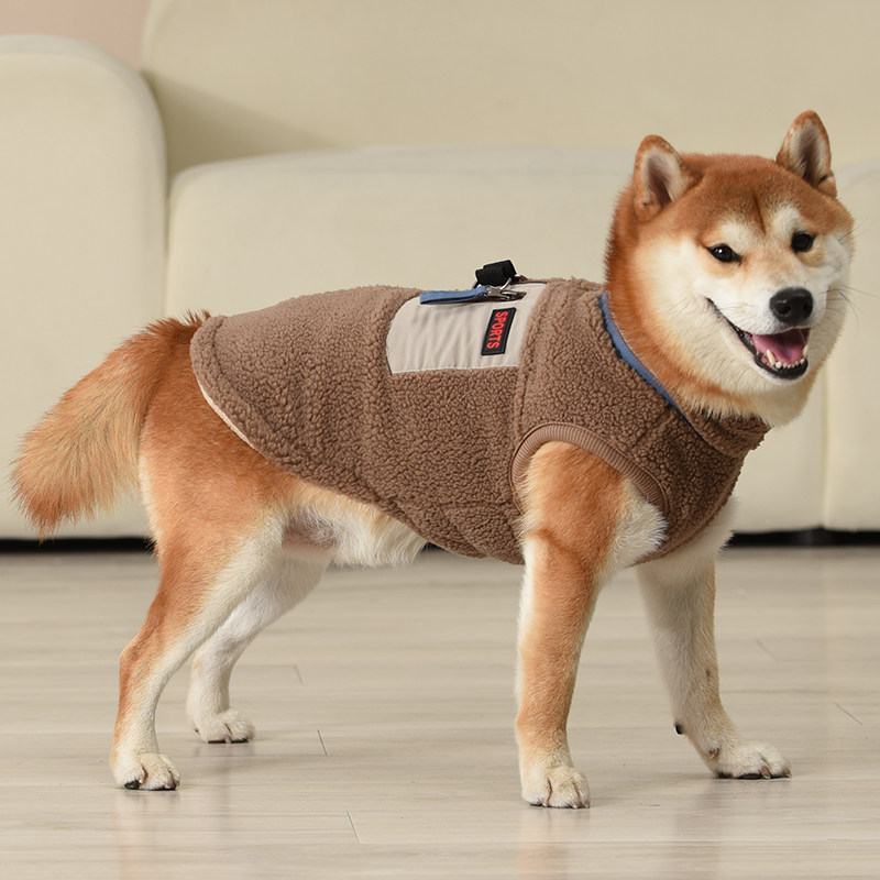 犬 ハーネス もこもこ暖かハーネス