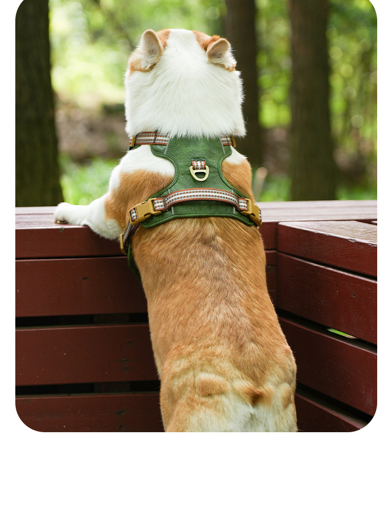犬 ハーネス メッシュ編み込み ゆったりハーネス
