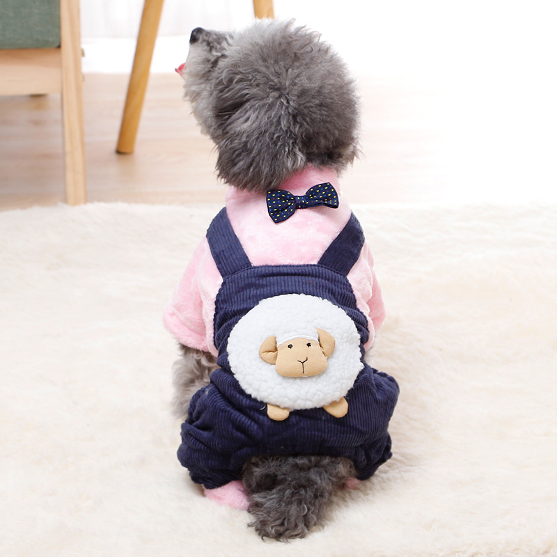 犬 ハーネス もこもこ羊さん着ぐるみハーネス