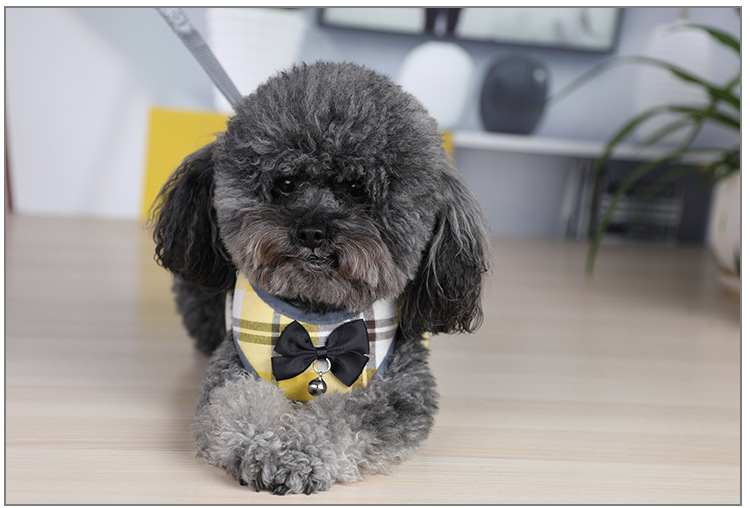 犬 ハーネス リボン飾り付き フォーマルハーネス