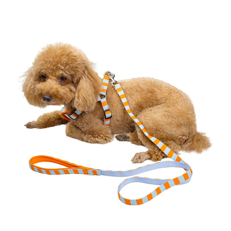 犬 ハーネス ストライプデザイン シンプル ハーネス