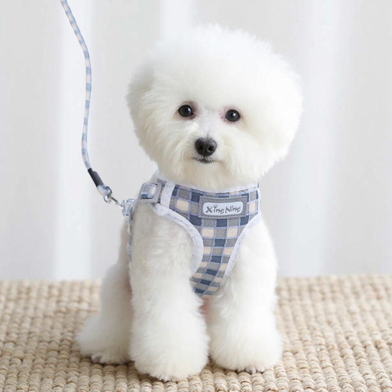 犬 ハーネス モザイク模様のお散歩ハーネス