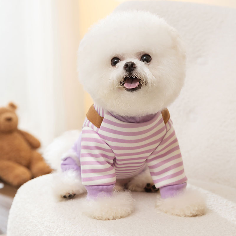 犬 ハーネス うさぎポケット付きペット用つなぎオーバーオール