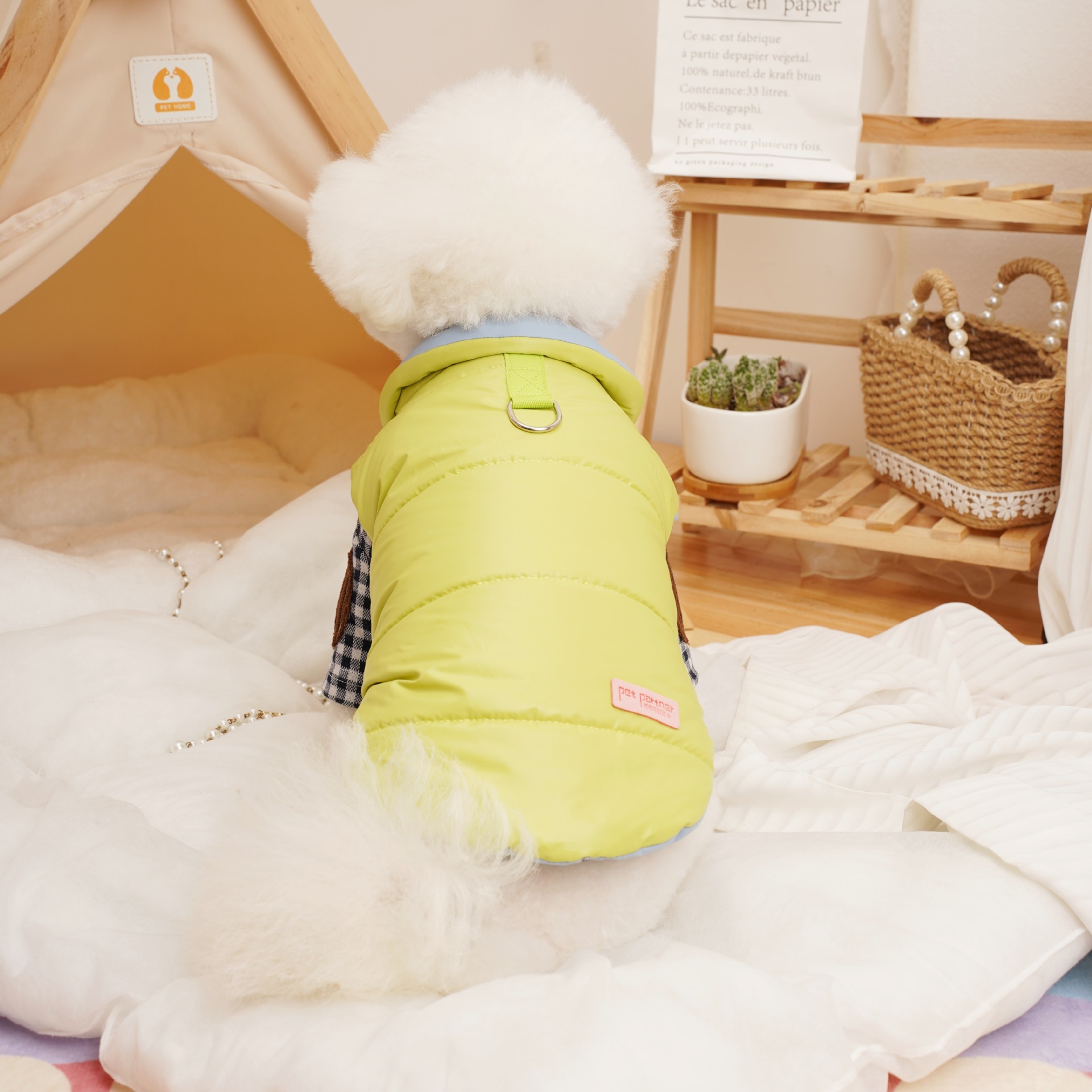 犬 ハーネス ふんわり中綿ベスト