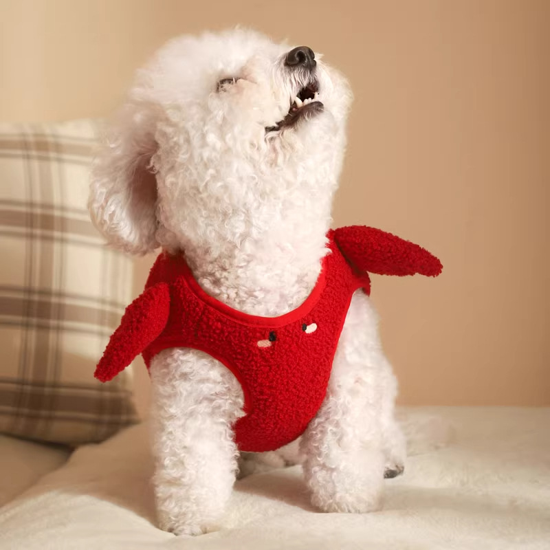犬 ハーネス もこもこウィング ハーネス