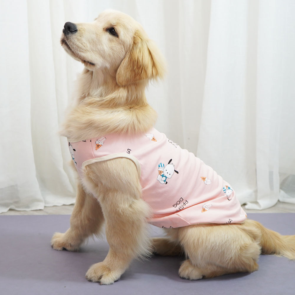 犬 ハーネス パジャマ風キャラクター柄ウェア