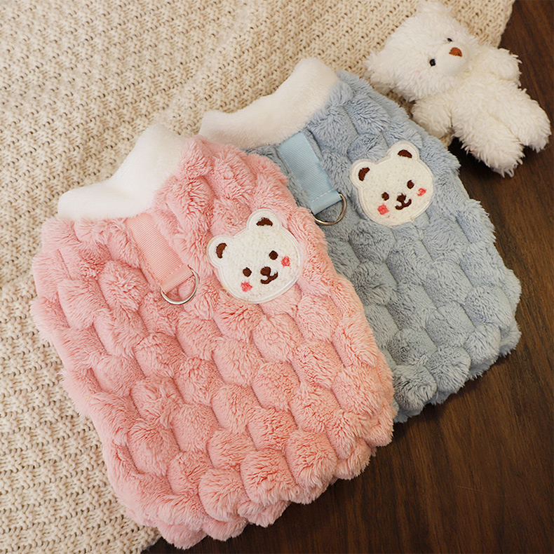 犬 ハーネス もこもこキルトハーネス