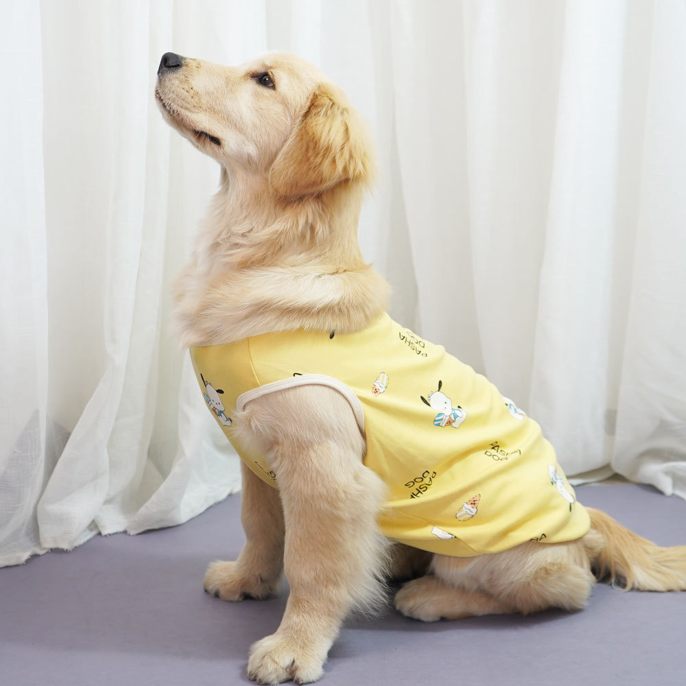 犬 ハーネス パジャマ風キャラクター柄ウェア