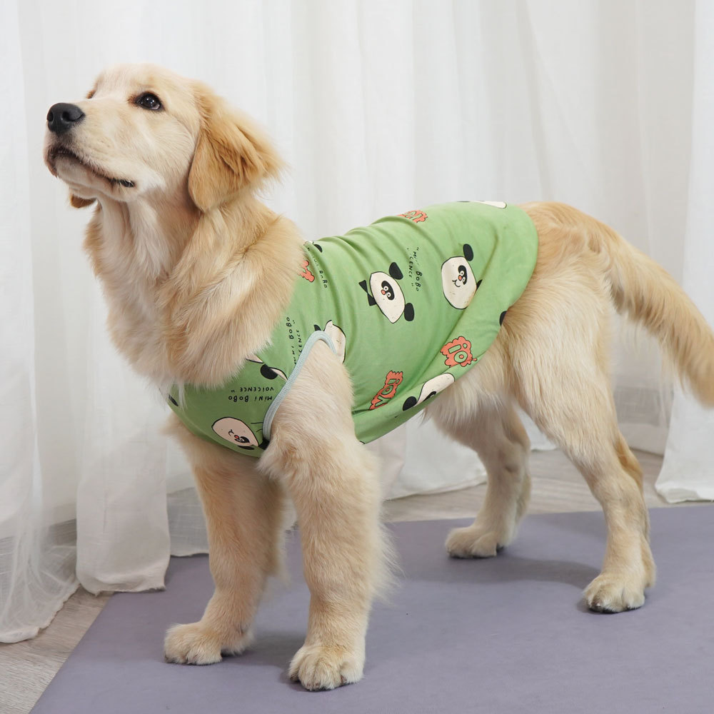 犬 ハーネス パジャマ風キャラクター柄ウェア