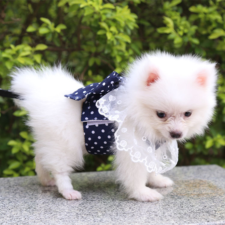 犬 ハーネス フリルレースおしゃれハーネス