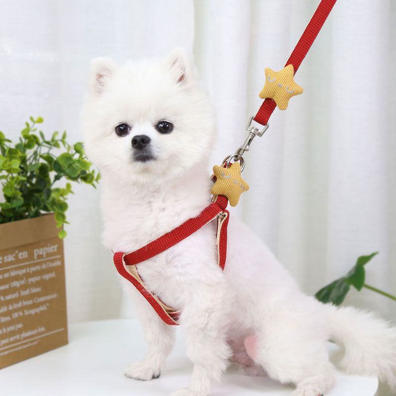 犬 ハーネス お星さまハーネス＆リードセット
