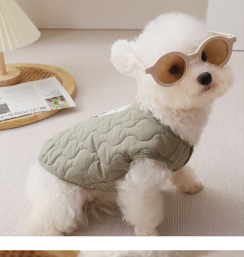 犬 ハーネス もこもこキルティング ハーネス