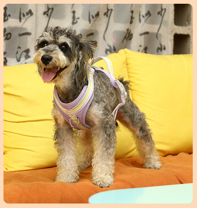 犬 ハーネス なめらか曲線 やさしい肌触り ハーネス