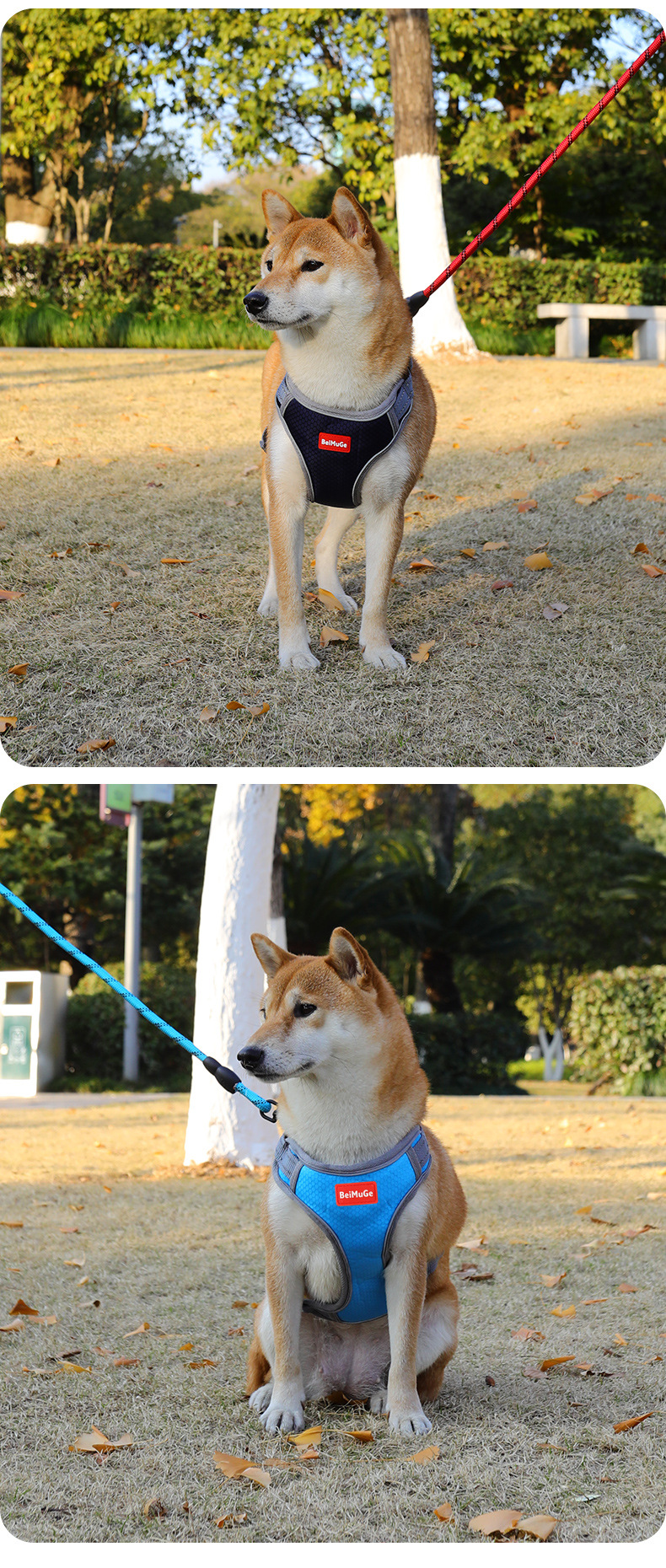 犬 ハーネス やさしく包む 軽やかハーネス