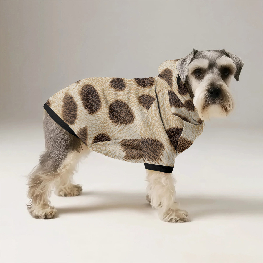 犬 ハーネス 柔らか素材の斑模様ジャケット