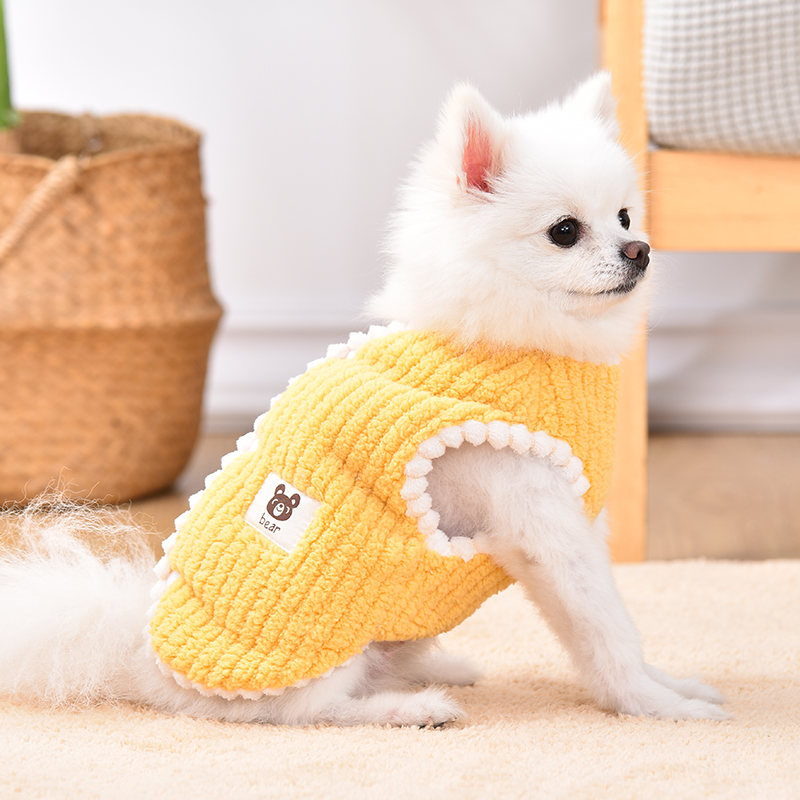 犬 ハーネス ふわもこ もこもこベスト