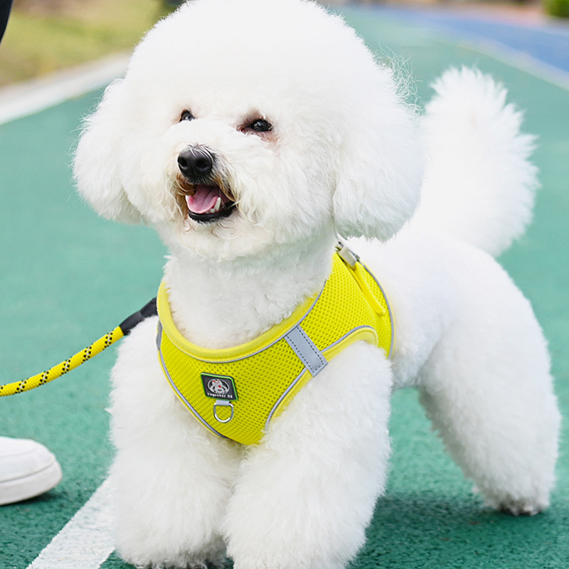 犬 ハーネス フワモコ安心メッシュハーネス