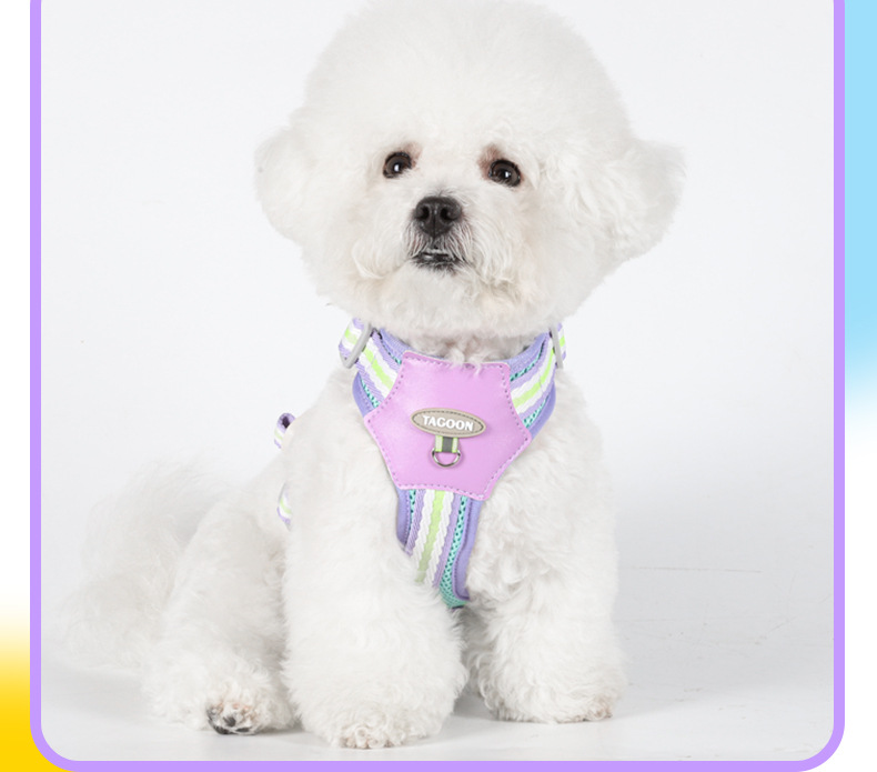 犬 ハーネス 優美な波模様 やさしいフィットハーネス