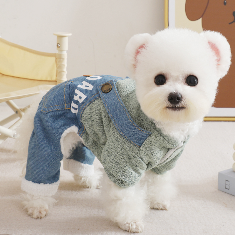 犬 ハーネス 職人仕立てデニムスタイルベスト