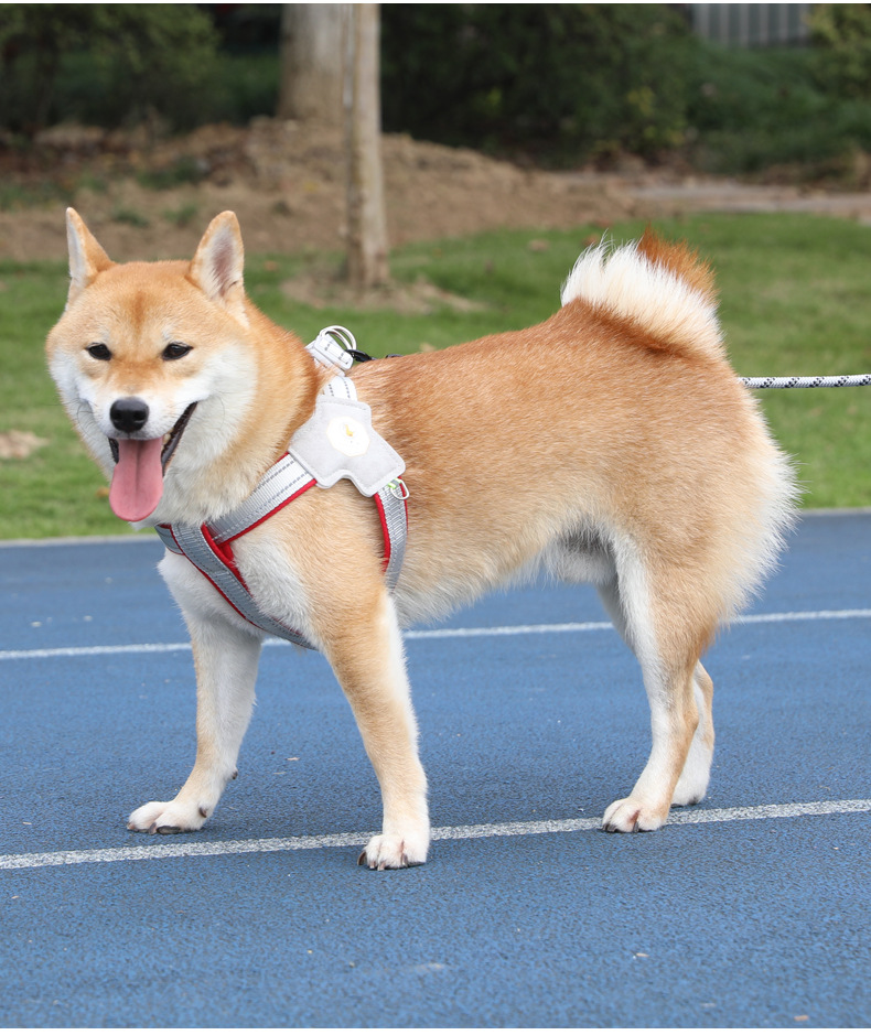 犬 ハーネス やさしさ包む もこもこ胸あてハーネス