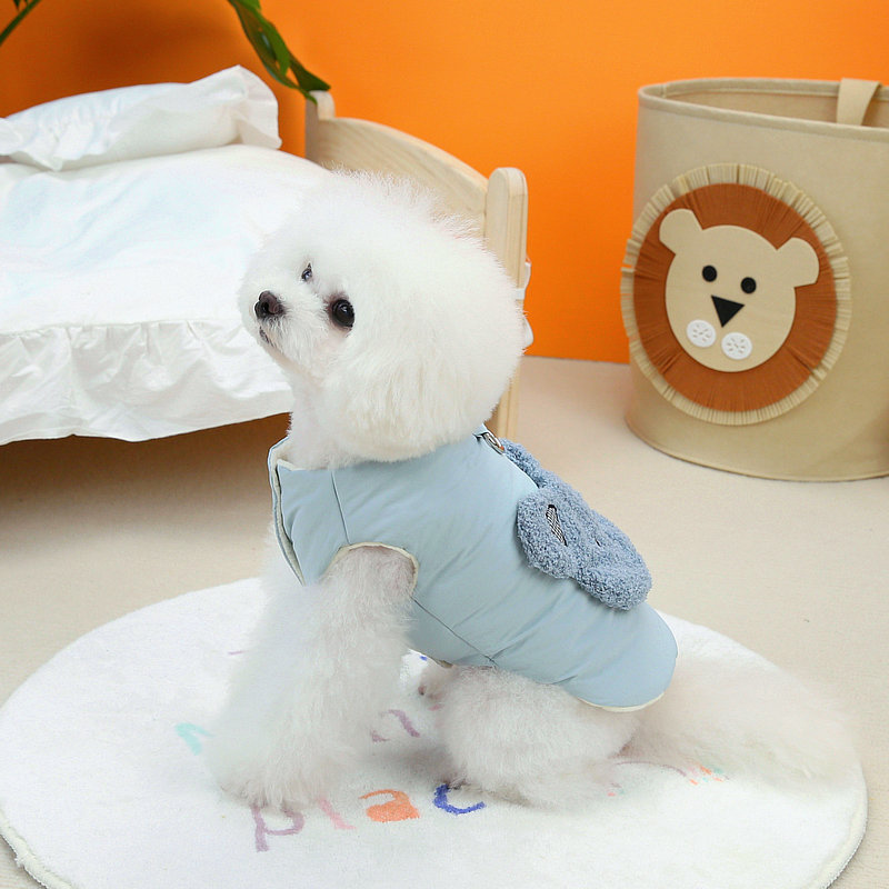 犬 ハーネス もこもこクマさんハーネス