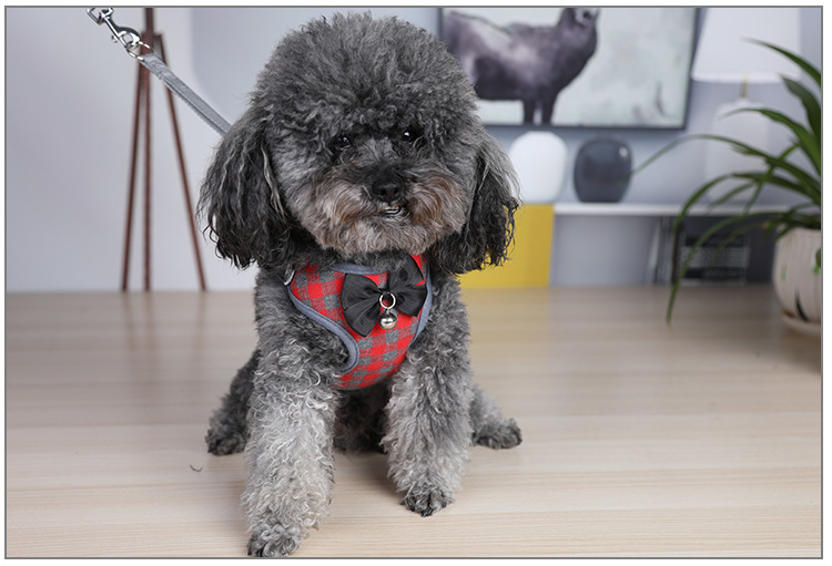 犬 ハーネス リボン飾り付き フォーマルハーネス