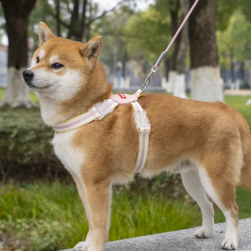 犬 ハーネス すっきり着用 やさしい肌触りハーネス