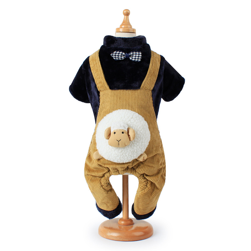 犬 ハーネス もこもこ羊さん着ぐるみハーネス