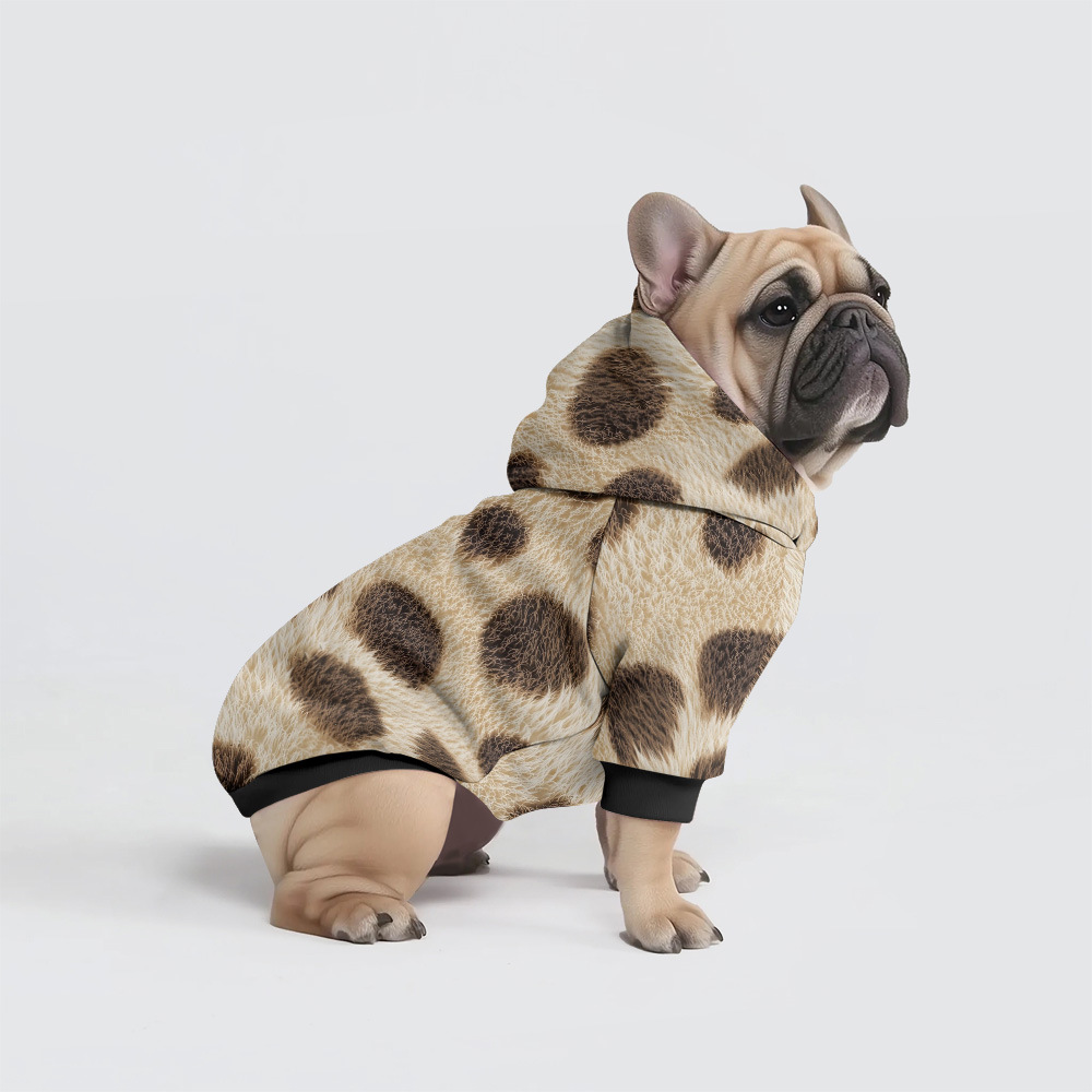 犬 ハーネス 柔らか素材の斑模様ジャケット
