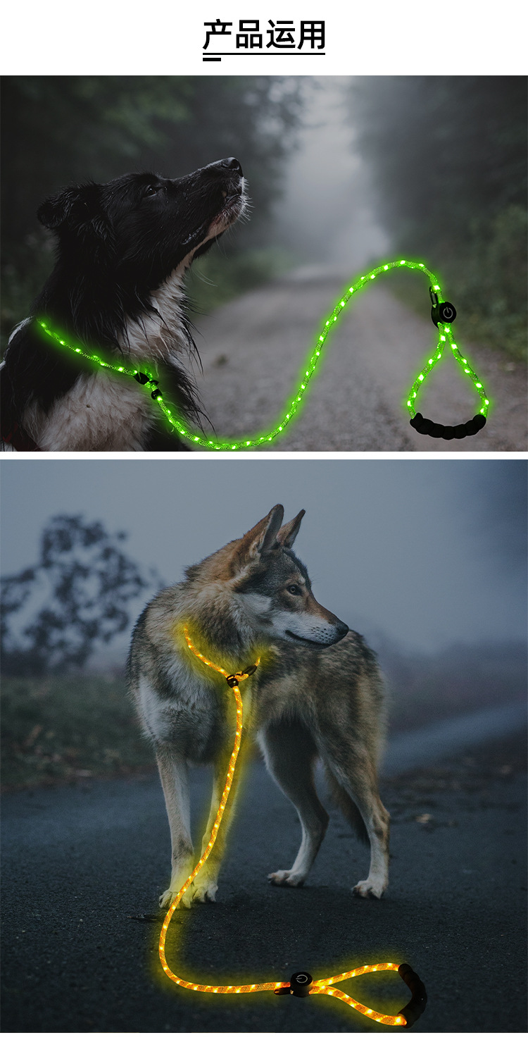 犬 ハーネス 光るハーネス「輝犬」