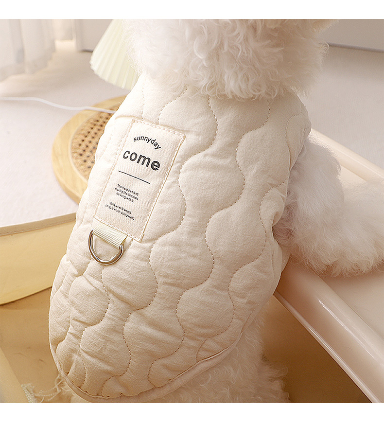 犬 ハーネス もこもこキルティング ハーネス