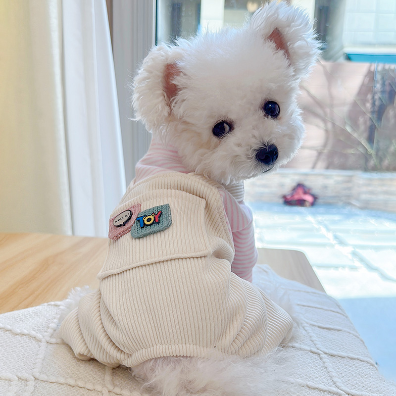 犬 ハーネス モコモココーデュロイオーバーオール