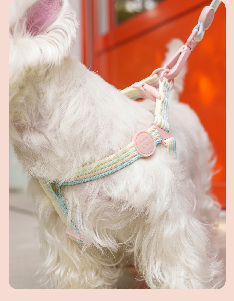犬 ハーネス やさしい光沢感 ほっそり美人ハーネス